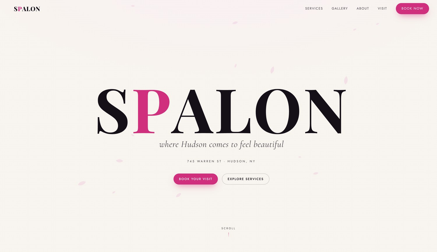 spalonhudson.com — website built by Vantix